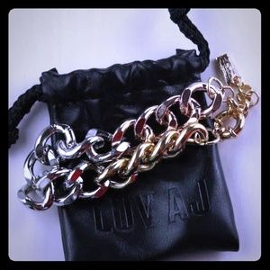 Luv AJ multi tone bracelet